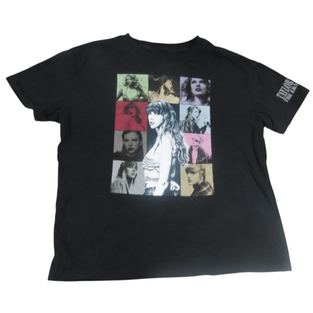 Taylor Swift The Eras Tour Shirt Mens L Black Graphic Concert Tee Concert Merch